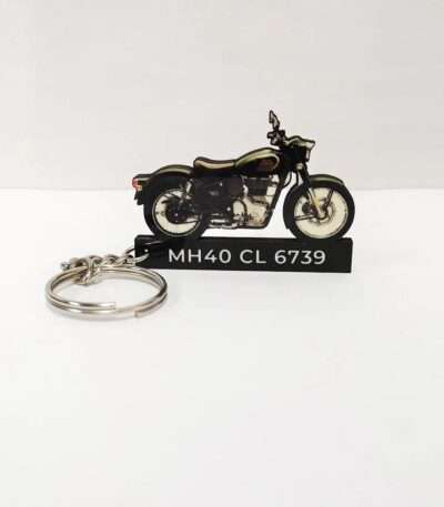 Royal Enfield Classic Reborn 350 Halcyon Green Keychain