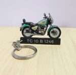 Royal Enfield Meteor 350 Aurora Green Keychain