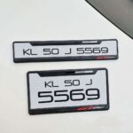Custom Gel Number Plates For Royal Enfield Continental GT 650