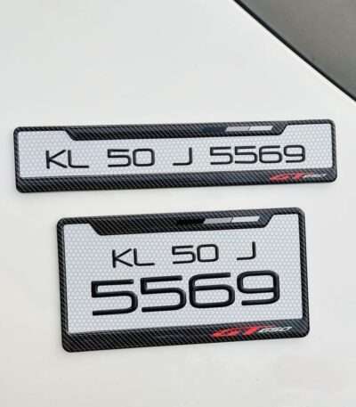 Custom Gel Number Plates For Royal Enfield Continental GT 650
