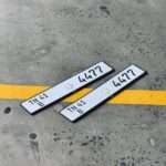 Customized Dubai Style Gel Number Plates