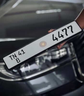 Dubai Style Gel Number Plates