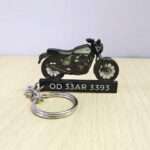 Jawa 42 FJ Aurora Green Matte Keychain