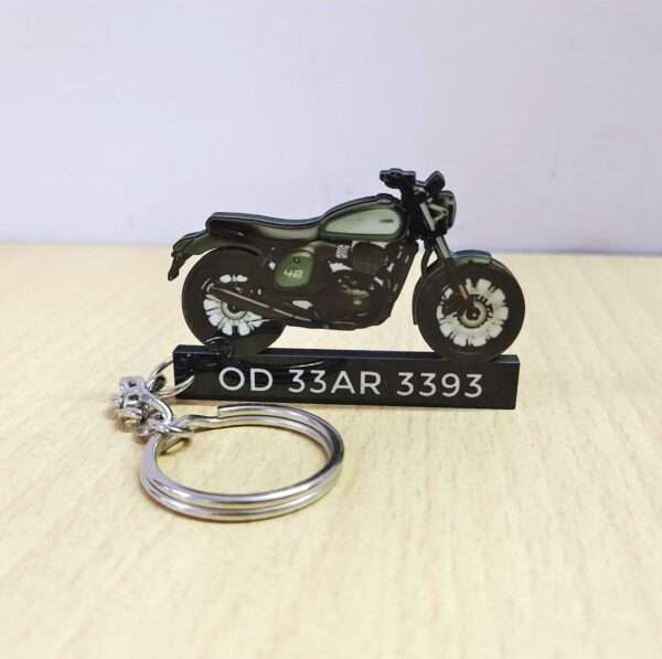 Jawa 42 FJ Aurora Green Matte Keychain