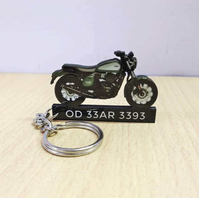 Jawa 42 FJ Aurora Green Matte Keychain