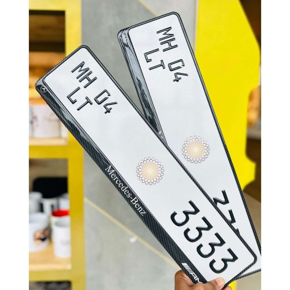 Premium Dubai Style Gel Number Plates For All Car Models