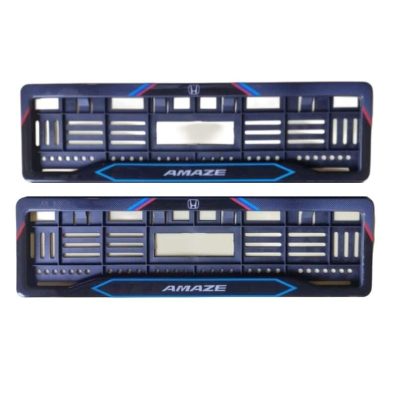 Rock Style Honda Amaze Gel Number Plate Frames