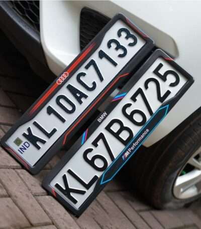 Rock Style Number Plate Gel Frames For All Car Models