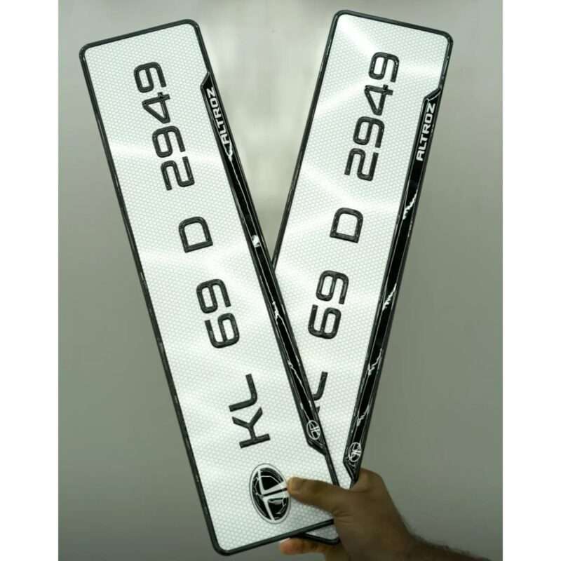 Tata Altroz Gel Number Plates 
