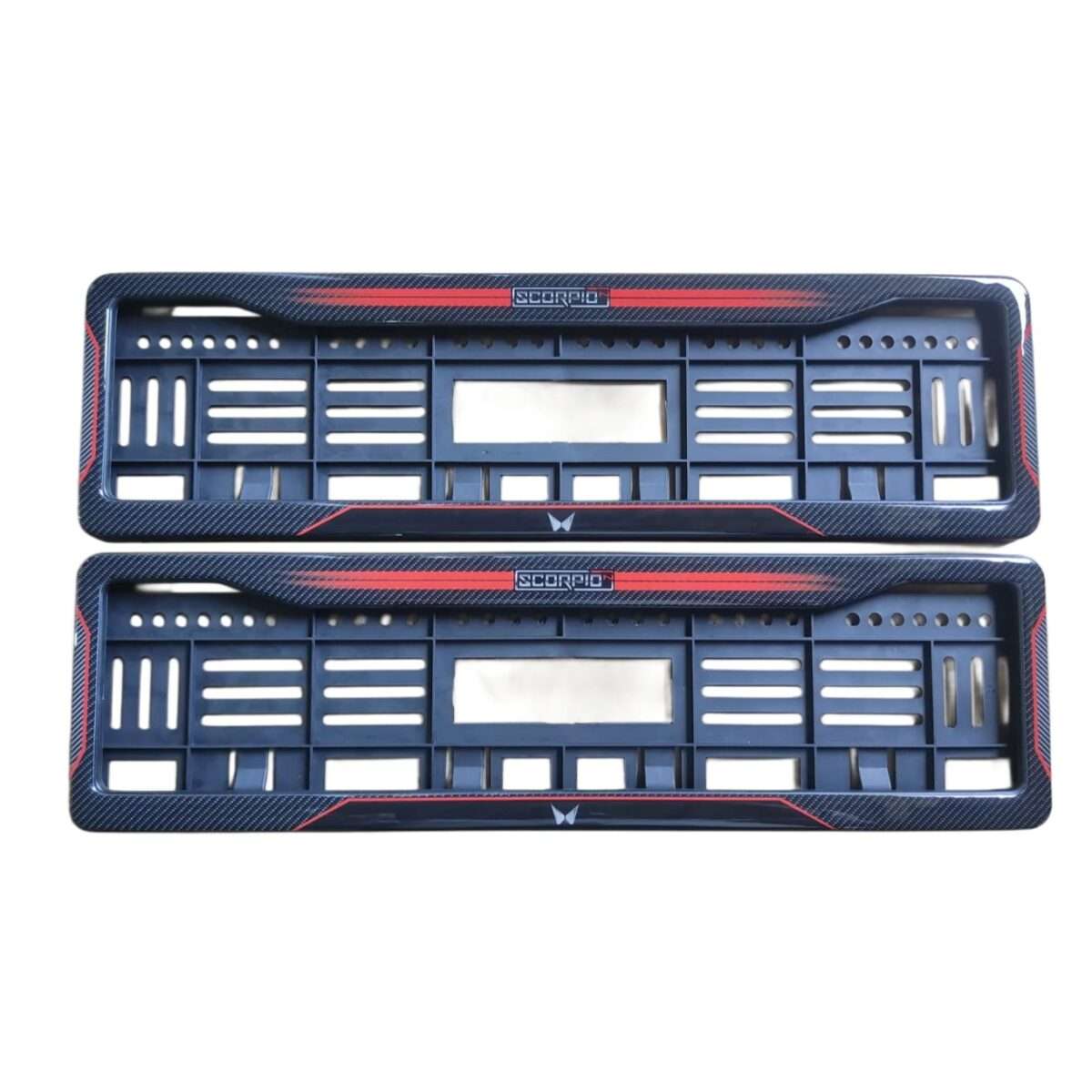 Rock Style Mahindra Scorpio N Gel Number Plate Frames
