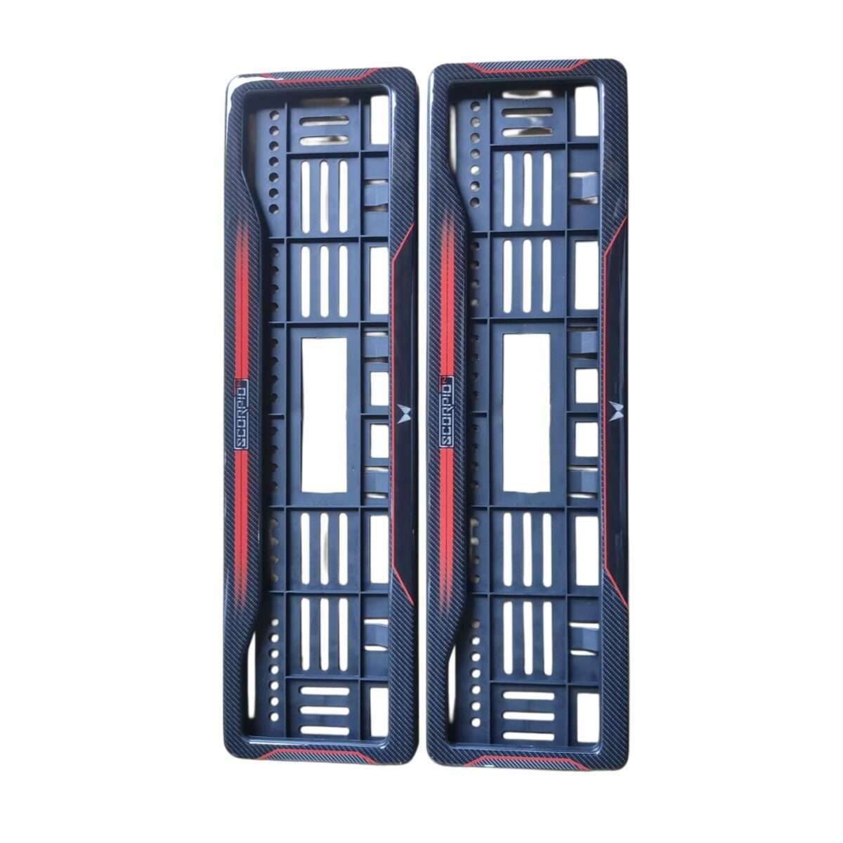 Rock Style Mahindra Scorpio N Gel Number Plate Frames (2)