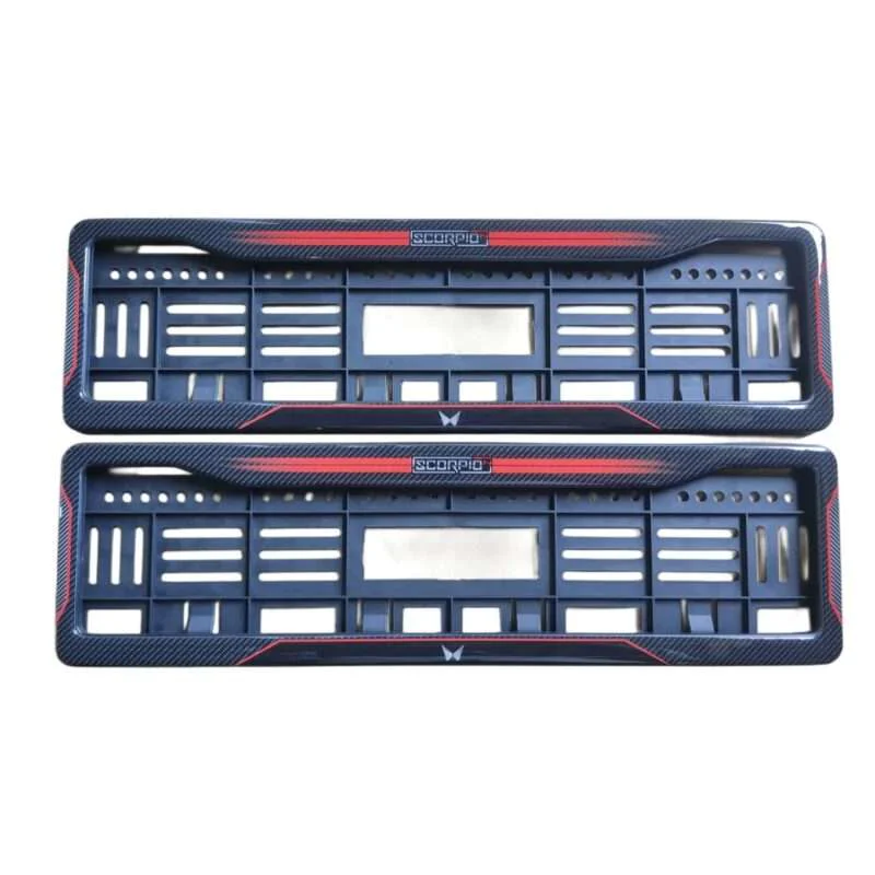 Rock Style Mahindra Scorpio N Gel Number Plate Frames
