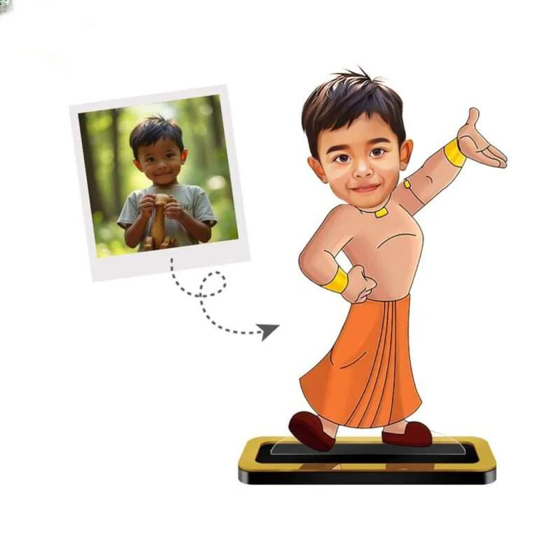 Personalized Mini Me Chhota Bheem Caricature