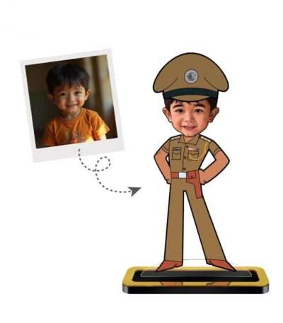Personalized Mini Me Little Singham Caricature