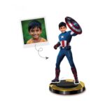 Customized Mini Me Captain America Superhero Caricature
