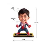Personalized Customized Mini Me Spiderman Mini Baby Superhero Caricature (2)