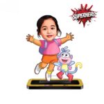 Personalized Mini Me Dora & Buji Caricature (2)
