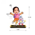 Personalized Mini Me Dora & Buji Caricature (3)
