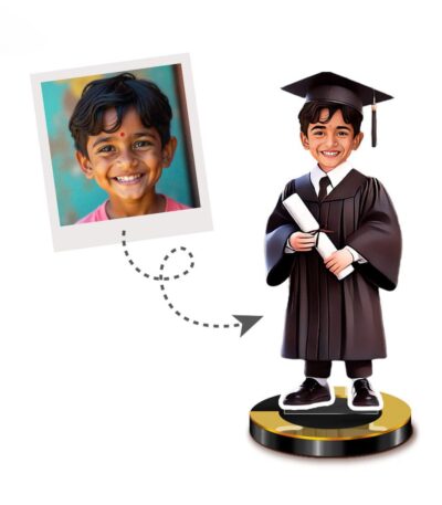 Personalized Mini Me Graduate Caricature