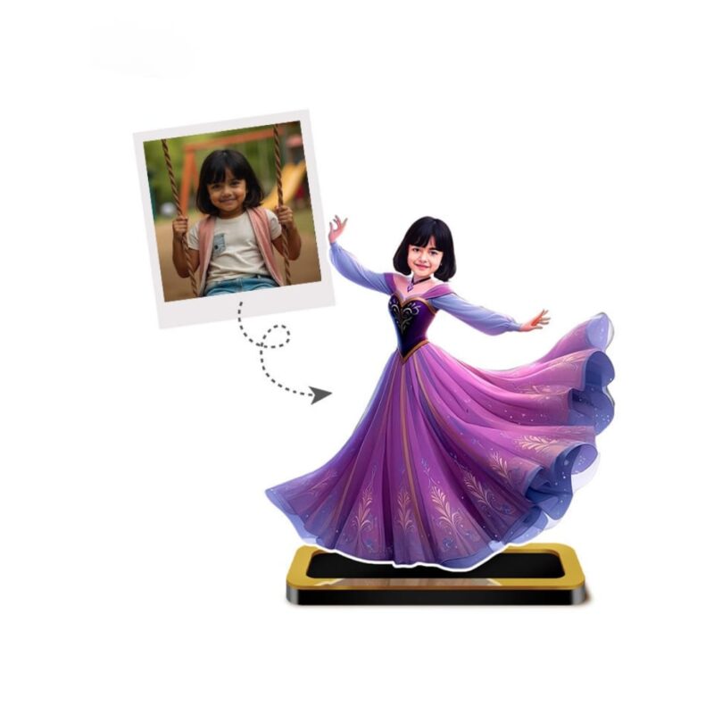 Personalized Mini Me Anna Caricature