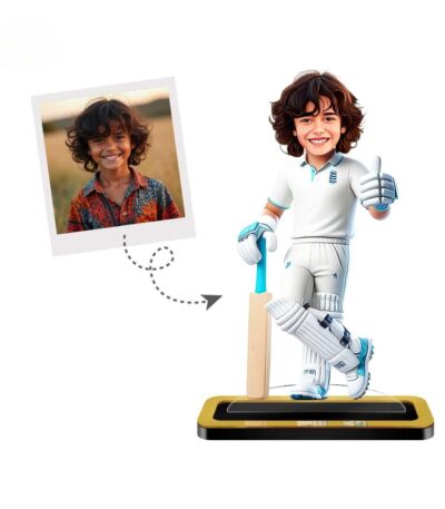 Personalized Mini Me Cricketer Caricature