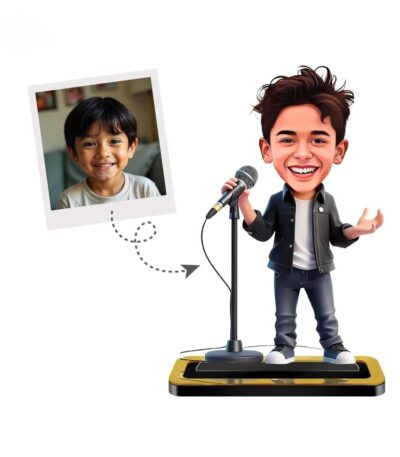 Personalized Mini Me Music Star Caricature