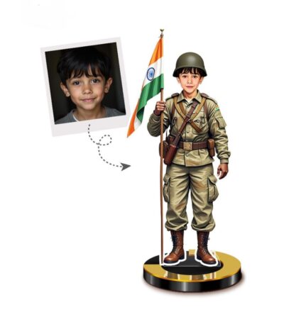 Personalized Mini Me Soldier Caricature