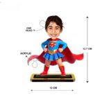 Personalized Mini SuperGirl Mini Me Caricature (3)