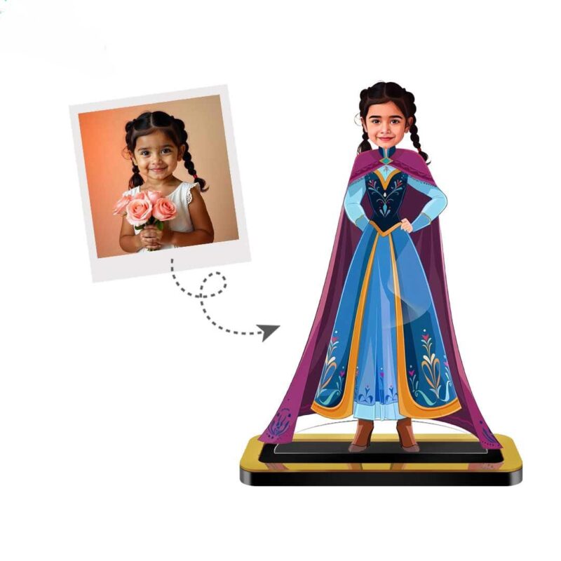 Personalized Princess Anna Mini Me Caricature