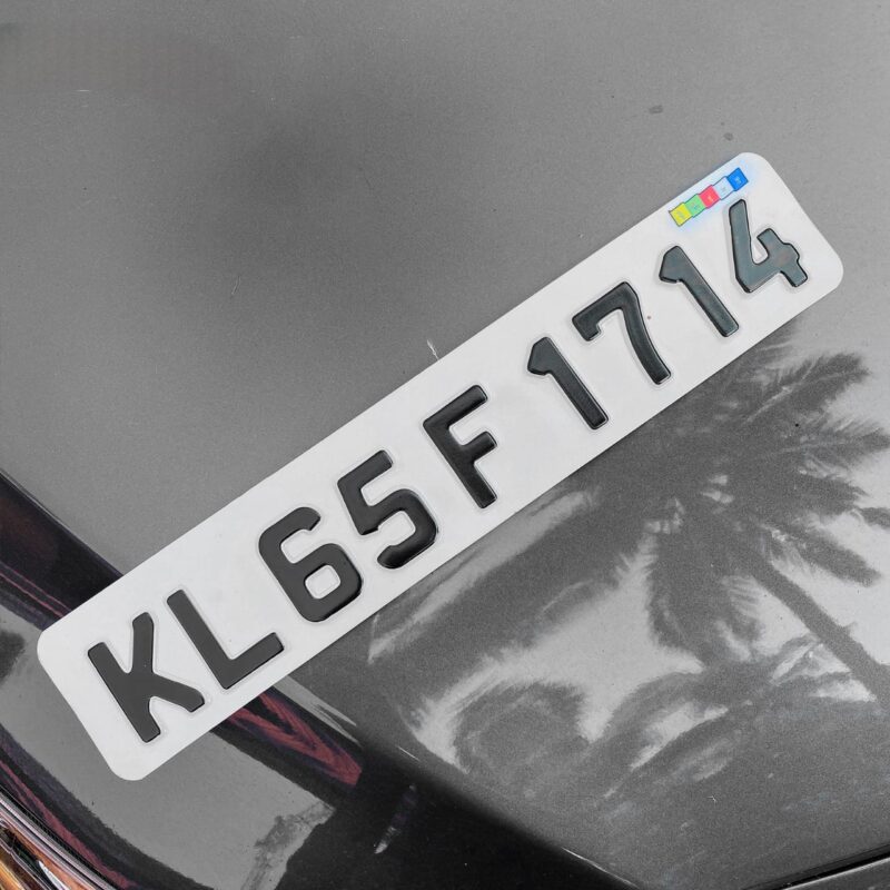 Premium Customized UK Car Aluminum Punching Number Plates For All Cars