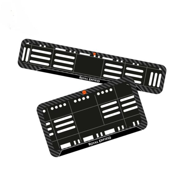 Rock Style Royal Enfield Gel Number Plate Frames