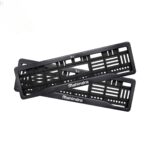 Black Dash Number Plate Gel Frames for Mahindra Scorpio N