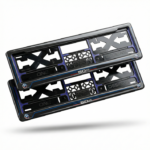 Onedesigns BMW Edition Gel Number Plate Frame Ultra-Luxury Premium 3D Gloss Styling with Precision Fitment Universal Fit for All Cars