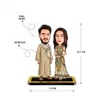 Personalized Mini Me Egyptian Style Couple Caricature (3)