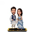 Personalized Mini Me Greek Style Couple Caricature