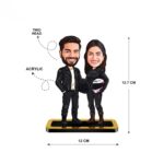 Personalized Mini Me Rider Couple Caricature (3)