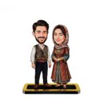 Personalized Mini Me Turkish Style Couple Caricature