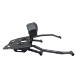 MotoCare Rally Pipe Carrier with Backrest for Royal Enfield Himalayan 450 (Black)