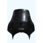 MotoCare Premium Polycarbonate Visor Windshield for Royal Enfield Himalayan 450 (Black)