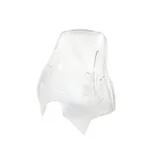 MotoCare Premium Polycarbonate Visor Windshield for Royal Enfield Himalayan 450 (Clear)