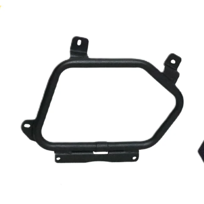 MotoCare Premium Saddle Stay Without Plate and Footrest for Royal Enfield Himalayan 450 (Black)