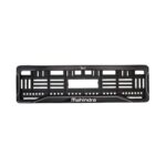 Mahindra Thar Roxx License Number Plate Gel Frames Black Dash