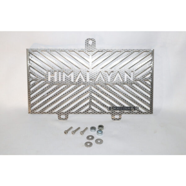MotoCare Premium Radiator Guard for Royal Enfield Himalayan 450 (Silver)