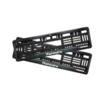 Rock Style Mahindra XUV 3XO Number Plate Gel HSRP Frames Green Line