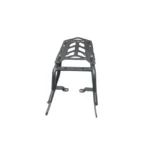 MotoCare Premium Carrier with Plate for Royal Enfield Scram 440 (Black)